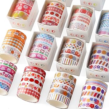 マスキングテープ おまとめセット Amazon.co.jp: 【Amazon.co.jp 限定】 mt large core 朱赤 5巻